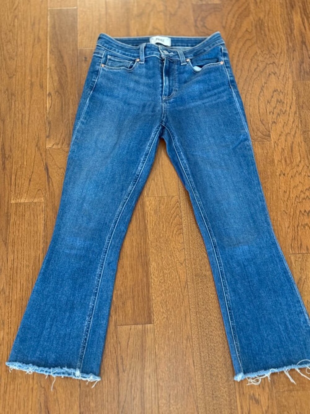 PAIGE Colette High Rise Cropped Flare Jeans